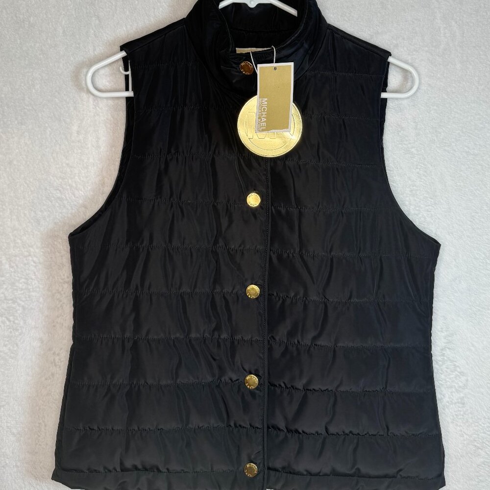 Michael Kors Sleeveless Jacket Vest